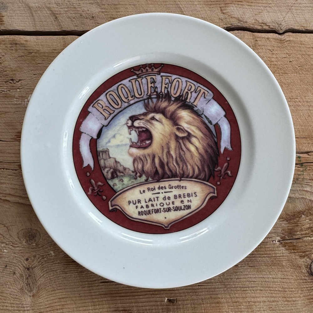 Vintage Restoration Hardware Roquefort cheese plate